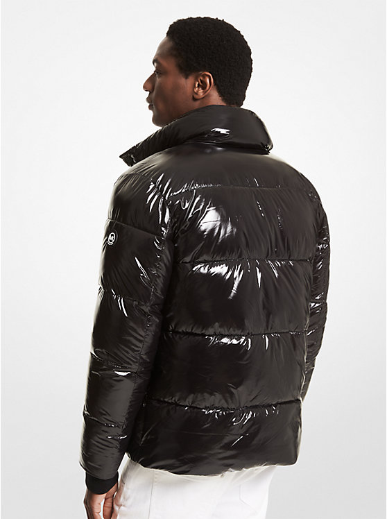Quilted Patent Nylon Puffer Jacket | Michael Kors