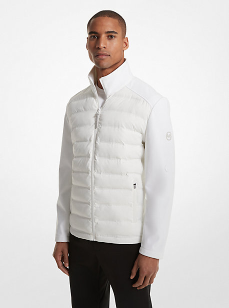 Shop Michael Kors Tramore Quilted Jacket In White