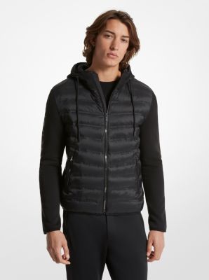 Michael kors mixed shop media quilted jacket