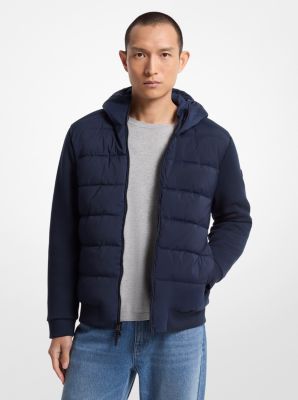 Michael kors mixed media quilted jacket best sale