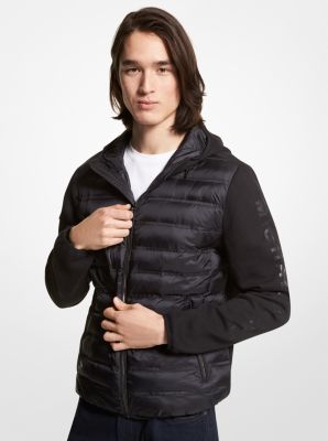Michael Kors Camouflage Quilted Nylon Hooded Vest In Black | ModeSens