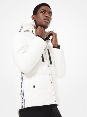 white michael kors coat