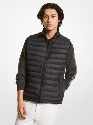 Michael kors shop black puffer vest