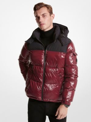 Michael kors outlet burgundy jacket