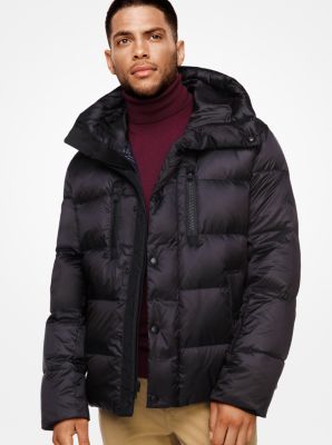 Quilted-Nylon Down Ski Jacket | Michael 