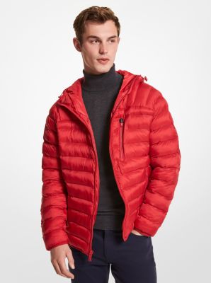 Michael kors store red puffer coat