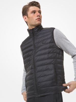 Quilted Nylon Packable Vest Michael Kors