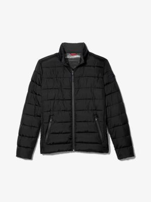 Michael kors black sale bubble jacket