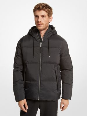 Michael kors quilted nylon puffer coat sale