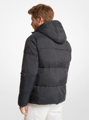 Michael kors quilted nylon best sale puffer jacket