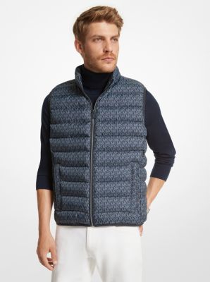 Logo Quilted Vest Michael Kors