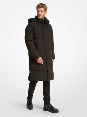 Michael Kors Men's Down-Filled Winter Hooded Parka L Coat Jacket