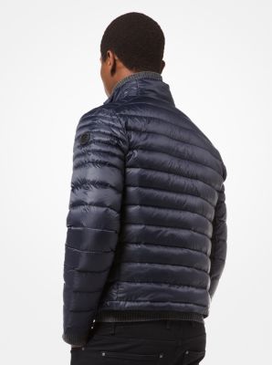 Quilted Nylon Packable Down Jacket