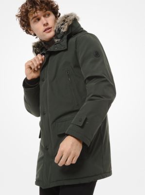 michael kors faux fur trimmed parka