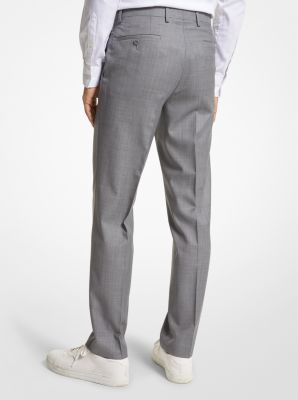 Modern-Fit Wool Blend Suit Pants