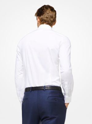 Slim-Fit Stretch-Cotton Shirt