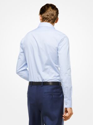 Slim-Fit Stretch-Cotton Shirt