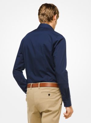 Slim-Fit Stretch-Cotton Shirt