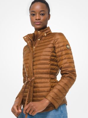 michael kors packable quilted down jacket