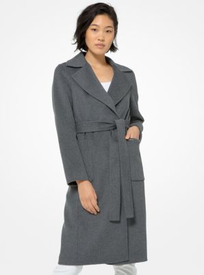 MICHAEL Michael Kors Double-breasted Tailored Coat in Natural