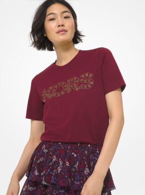 Michael kors studded t on sale shirt