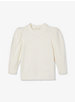 Knit Puff Sleeve Cropped Sweater image number 1