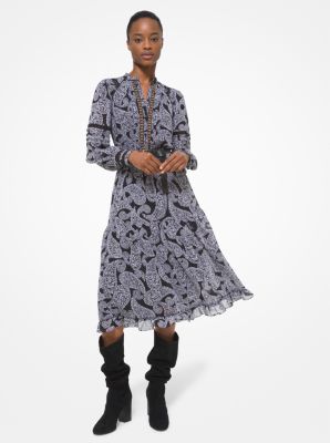 michael kors paisley dress