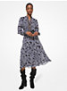Lace Trim Paisley Georgette Dress image number 0