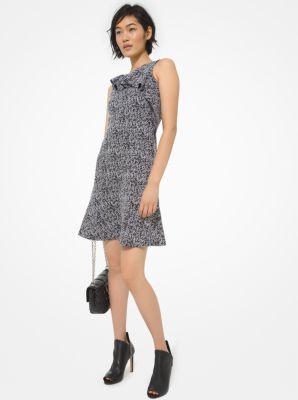 Tweed Jacquard Ruffled Dress image number 0