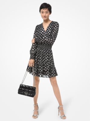 MICHAEL Michael Kors Polka Dot Tote Bag in Black