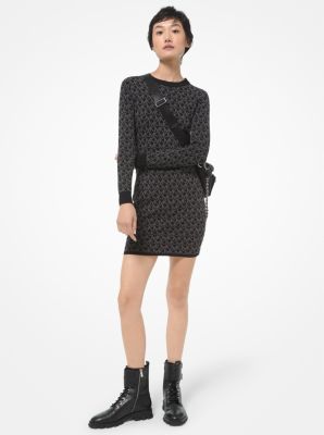 Logo Jacquard Mini Dress | Michael Kors