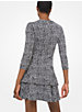 Tweed Jacquard Tiered Ruffle Dress image number 1