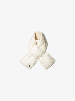 Faux Shearling Cir Reversible Scarf