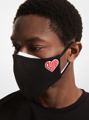 Masque LOVE Watch Hunger Stop en coton biologique image number 0