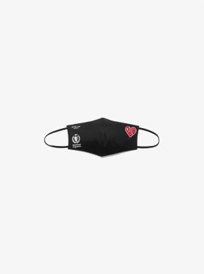 Masque en coton biologique LOVE Watch Hunger Stop image number 1