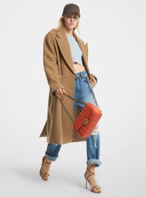 Michael kors wool outlet blend coat