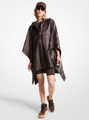 Mini Logo Cir&eacute; Poncho in CHOCOLATE | Michael Kors