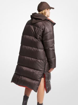 Logo Cire Reversible Puffer Coat