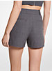 Wool Flannel Blend Pleated Shorts image number 1