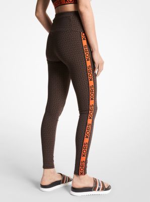 Logo Tape Stretch Nylon Leggings image number 2