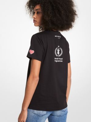 T-shirt unisexe LOVE Watch Hunger Stop en coton organique