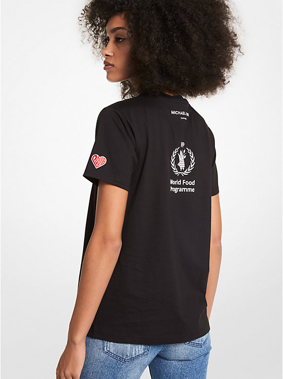 Watch Hunger Stop LOVE Organic Cotton Unisex T-Shirt image number 1