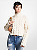 Cable Merino Wool Blend Sweater image number 0