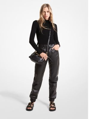 Merino Wool Blend Mock-Neck Bodysuit