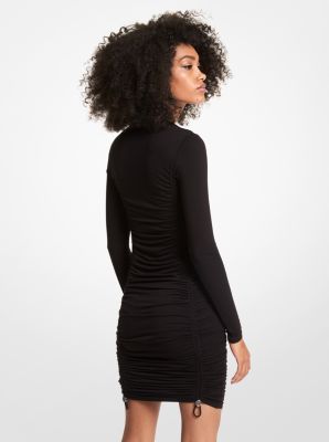 Kleid aus Stretch-Viskose mit Raffung image number 1