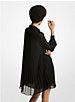 Georgette Pleated Shirtdress image number 1