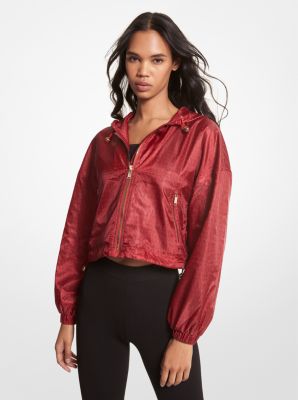 Michael kors hot sale windbreaker womens