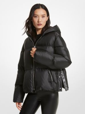 Oversized puffer jacket outlet with taping