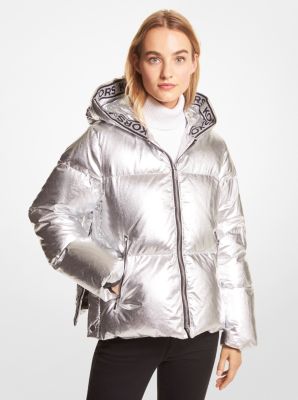 Silver Women's Designer Coats & Jackets | Michael Kors