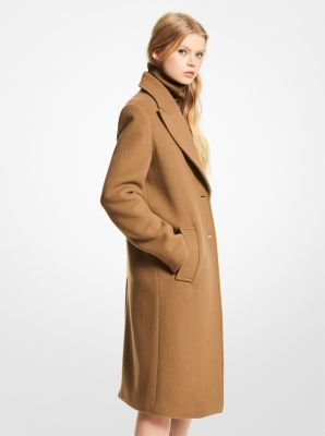 Wool Melton Oversized Coat | Michael Kors